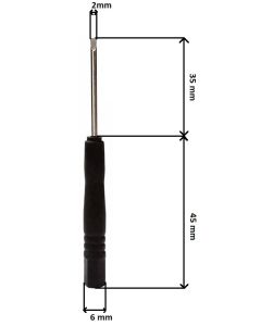 Düz 2mm tornavida