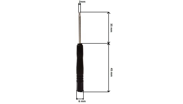 Düz 2mm tornavida